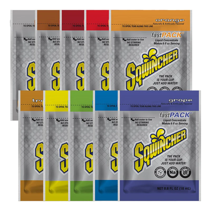 Sqwincher® Fast Pack® Electrolyte Drinks, .6oz 